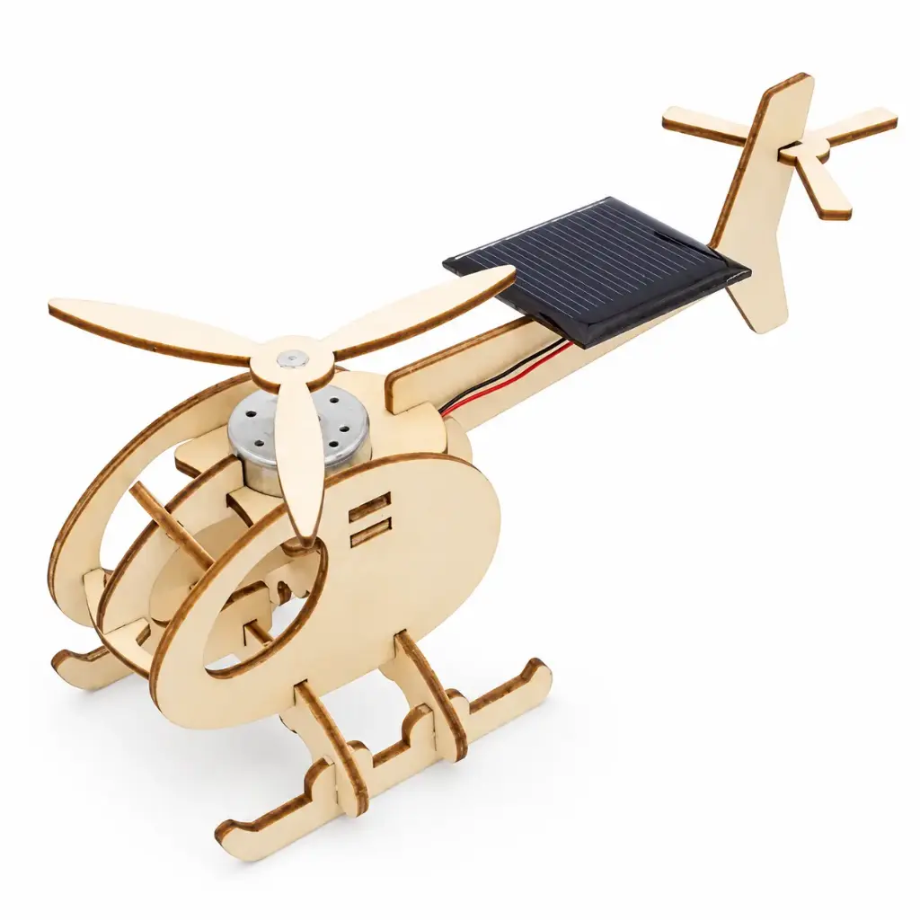 DIY Creative Solar Helicopter